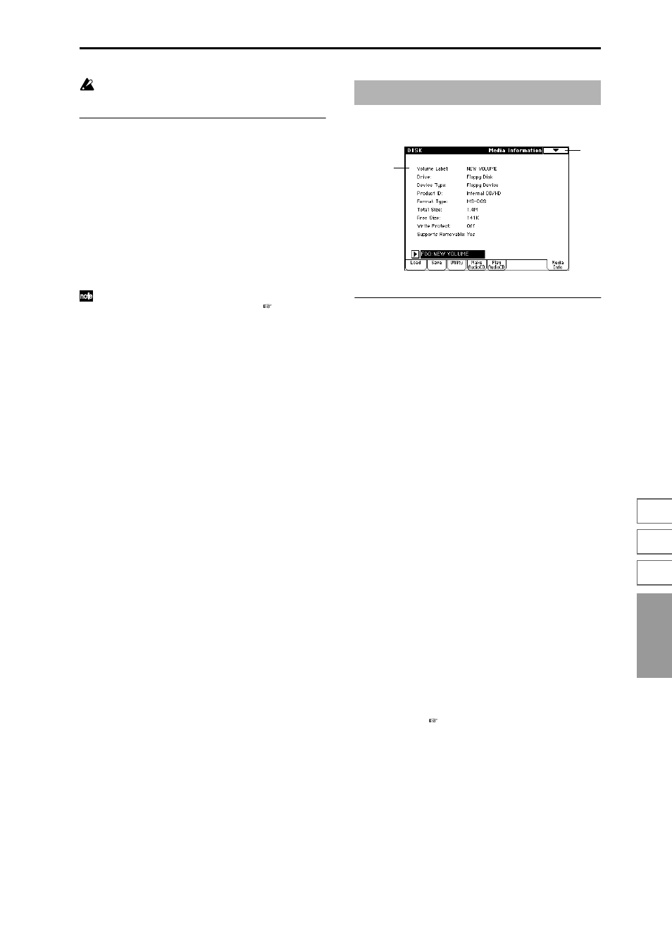 0–6: media info (media information), 0–6: media info, View information about the selected | KORG Triton Studio User Manual | Page 186 / 322