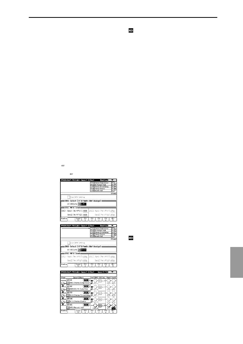 Routing, 183 ef fect | KORG Triton Studio User Manual | Page 194 / 322
