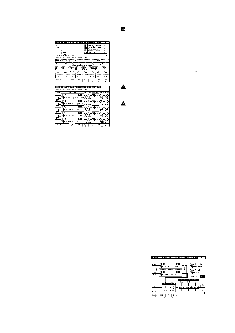 Mixer | KORG Triton Studio User Manual | Page 195 / 322