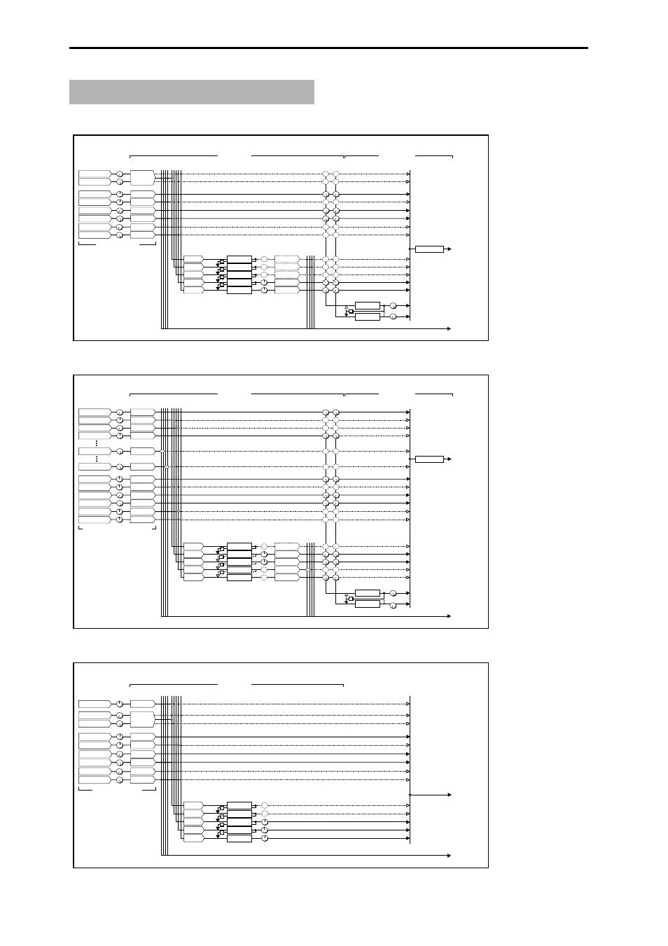Effect/mixer block diagram, Program, Combination | Sampling, Effect / mixer block diagram in sampling mode | KORG Triton Studio User Manual | Page 197 / 322