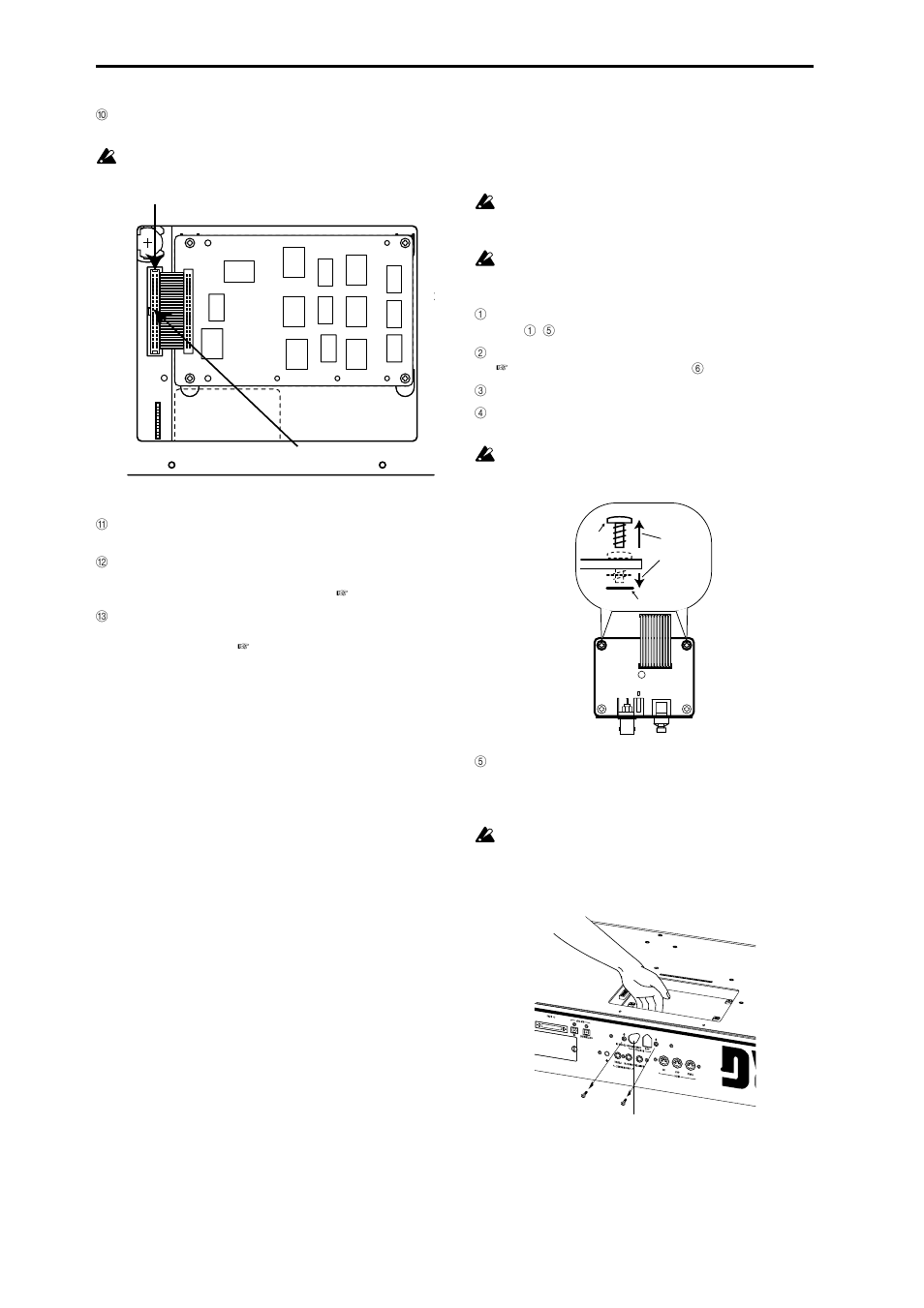 Installing the exb-di | KORG Triton Studio User Manual | Page 303 / 322