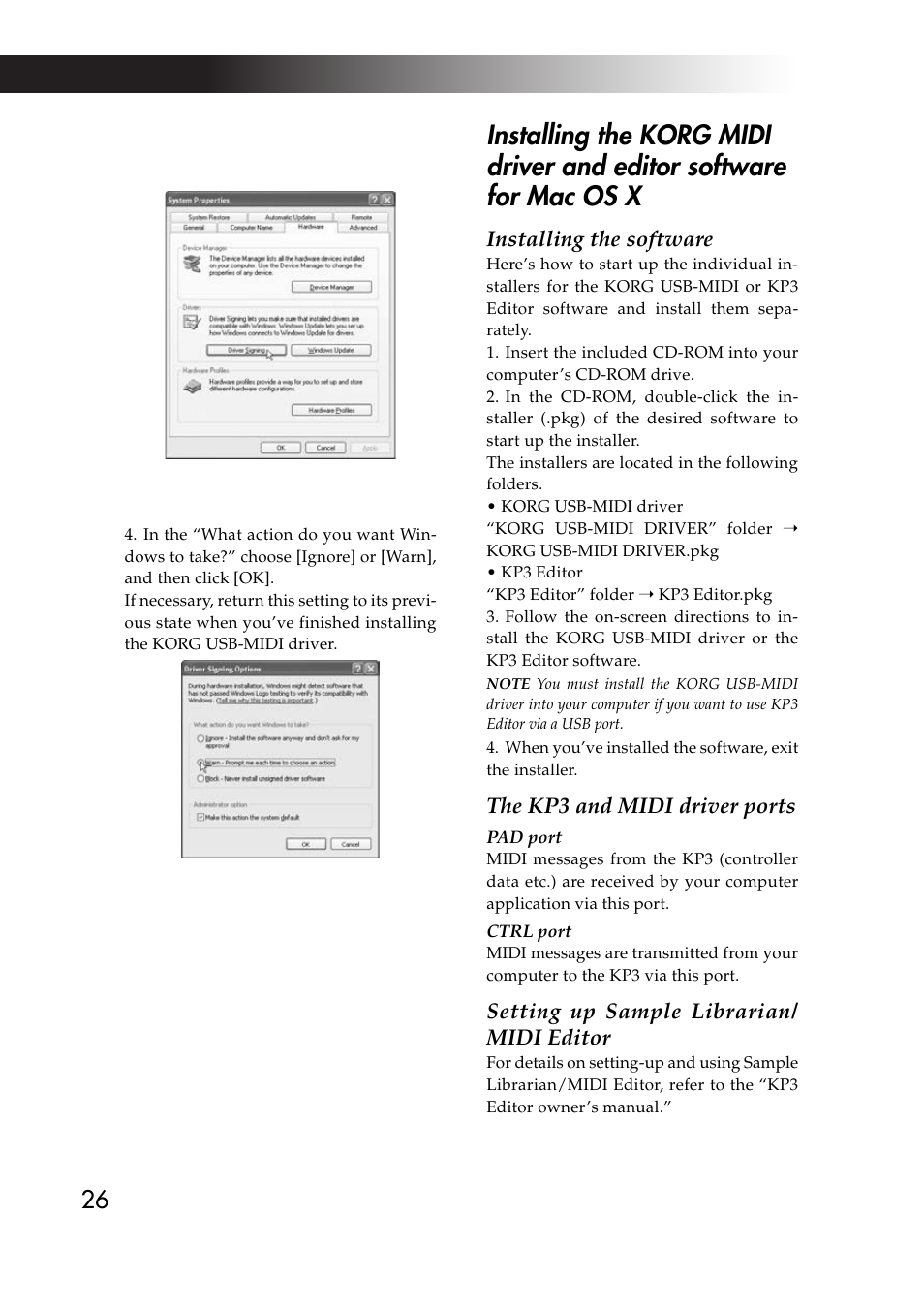 KORG KAOSS PAD KP3 User Manual | Page 25 / 75