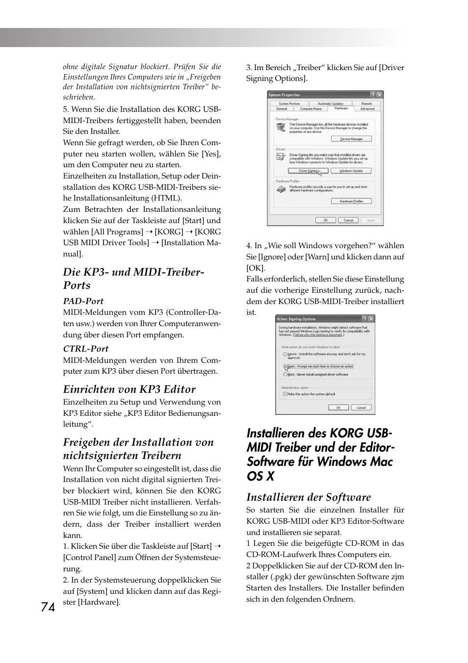 KORG KAOSS PAD KP3 User Manual | Page 73 / 75