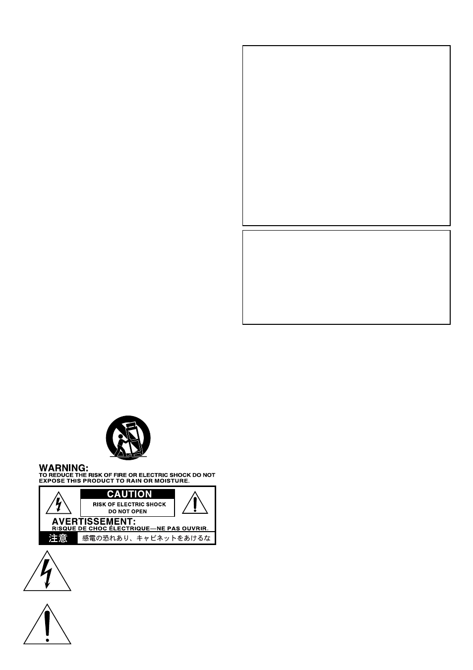 Important safety instructions | KORG BX-3 User Manual | Page 2 / 48