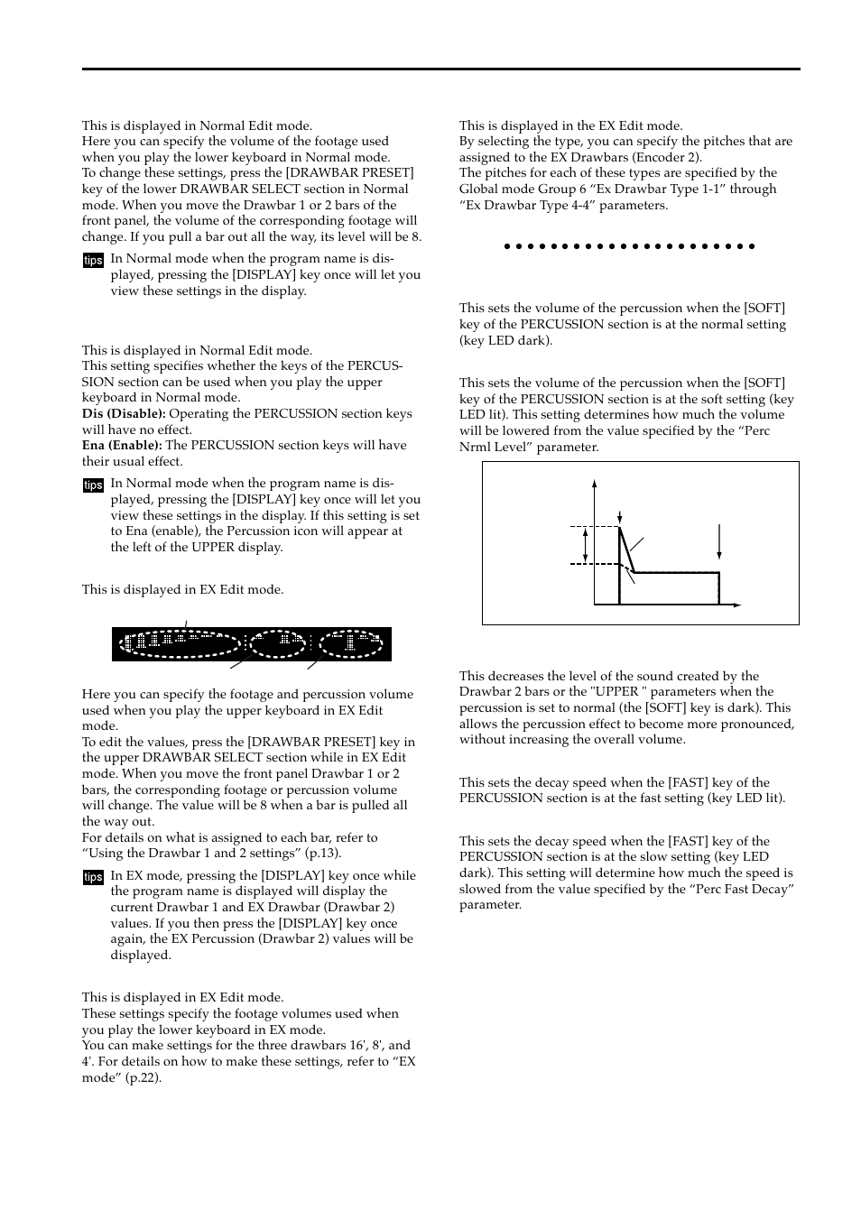 Group 3: percussion | KORG BX-3 User Manual | Page 26 / 48
