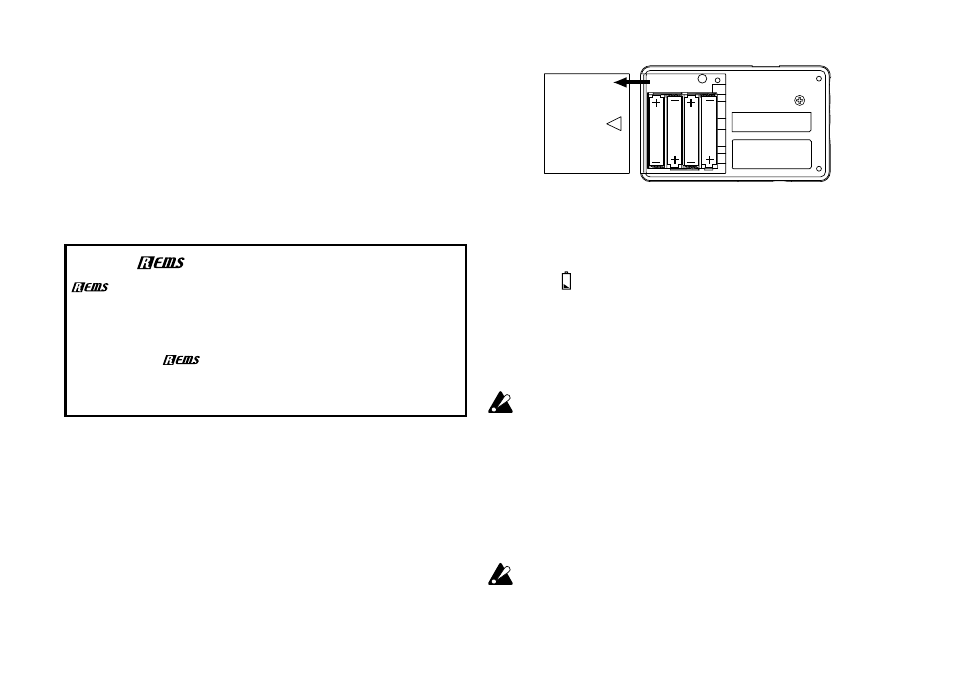 Turning on the power, Battery low display | KORG PX3B User Manual | Page 15 / 100