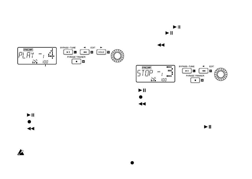 Playback, Pause, If you wish to re-record | Playback 4. pause | KORG PX3B User Manual | Page 29 / 100
