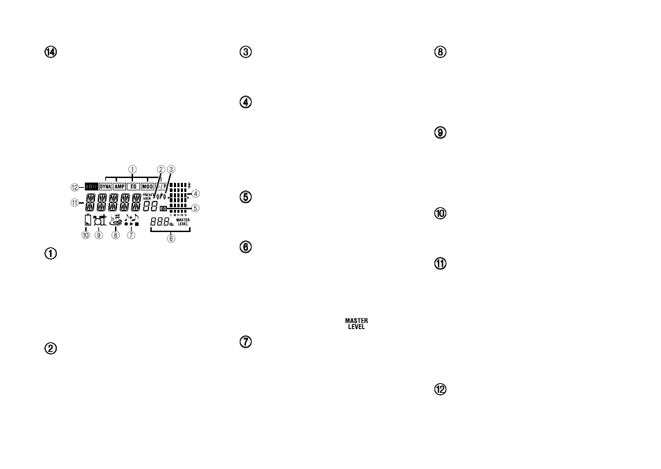 Ecran lcd | KORG PX3B User Manual | Page 75 / 100