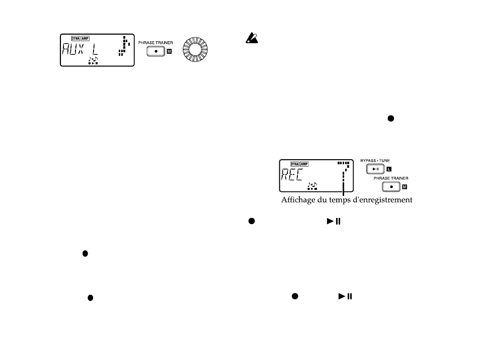 Enregistrement | KORG PX3B User Manual | Page 86 / 100