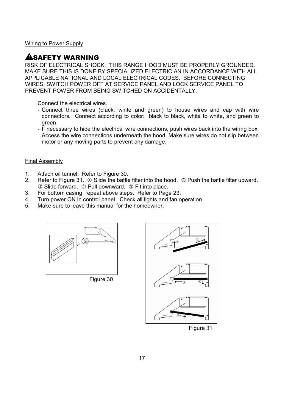 Kobe Range Hoods CH7948SQB User Manual | Page 19 / 102