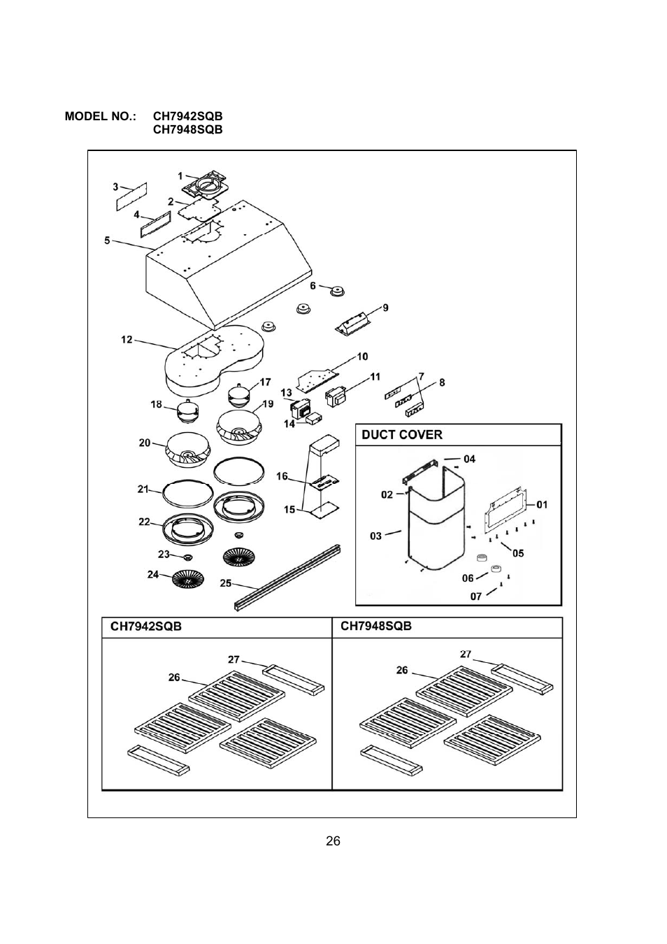 Kobe Range Hoods CH7948SQB User Manual | Page 28 / 102