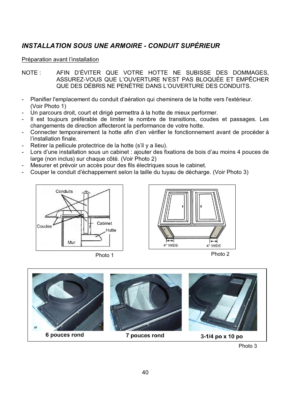 Kobe Range Hoods CH7948SQB User Manual | Page 42 / 102