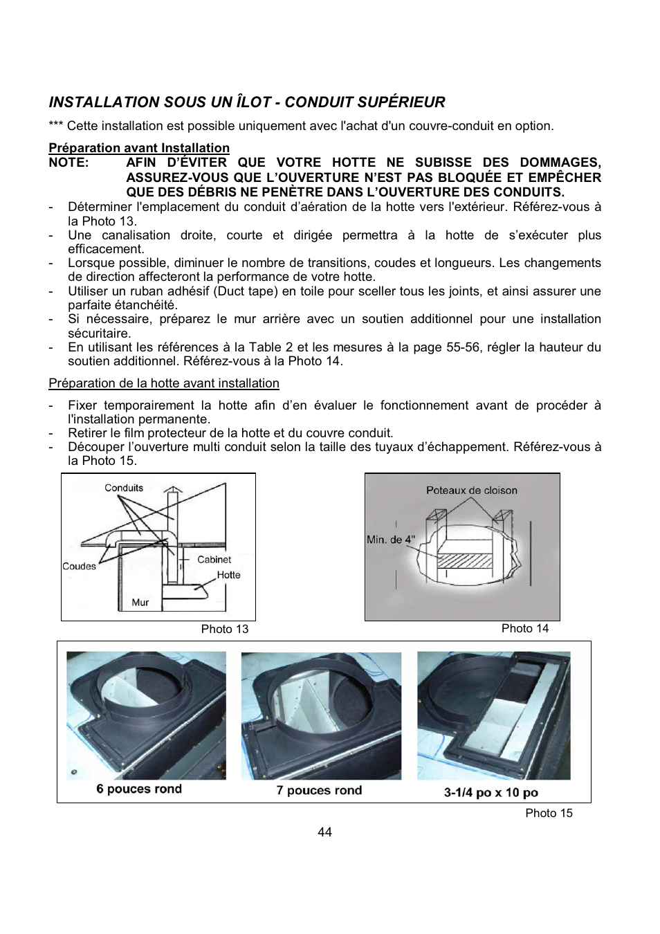 Kobe Range Hoods CH7948SQB User Manual | Page 46 / 102