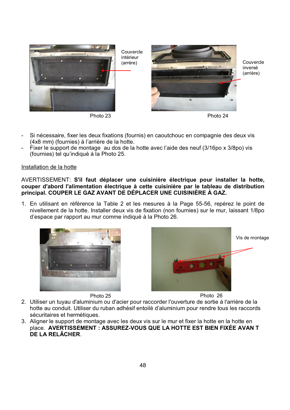 Kobe Range Hoods CH7948SQB User Manual | Page 50 / 102