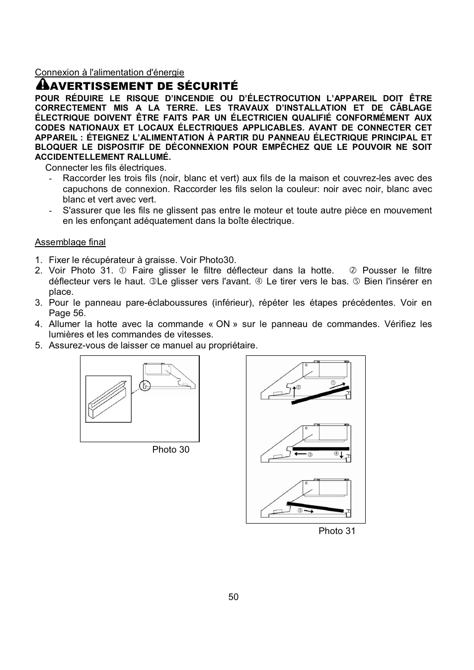 Kobe Range Hoods CH7948SQB User Manual | Page 52 / 102