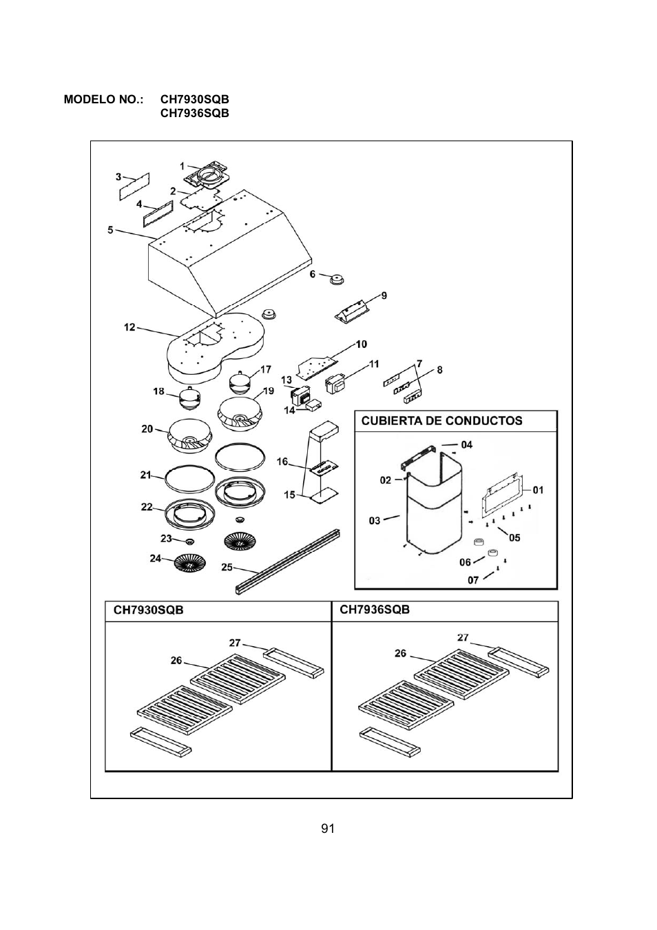 Kobe Range Hoods CH7948SQB User Manual | Page 93 / 102