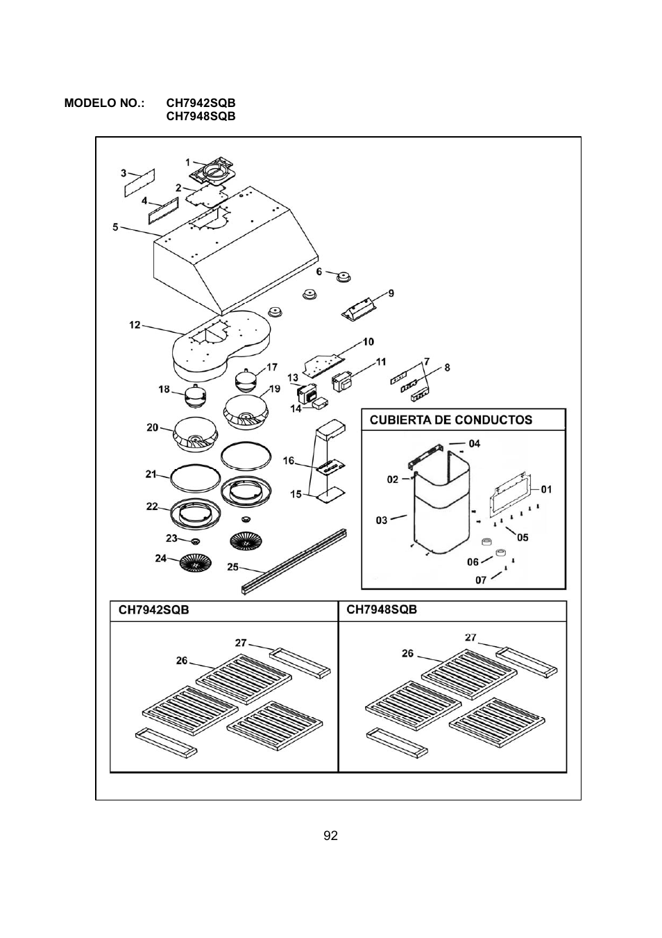 Kobe Range Hoods CH7948SQB User Manual | Page 94 / 102