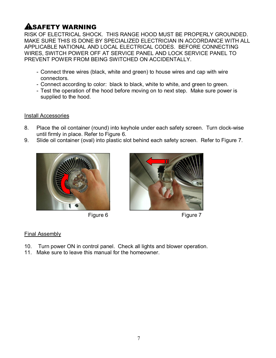 Kobe Range Hoods RA3830SQ User Manual | Page 9 / 24