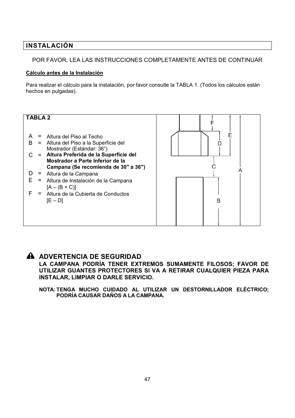Kobe Range Hoods IS2142SQB User Manual | Page 49 / 66