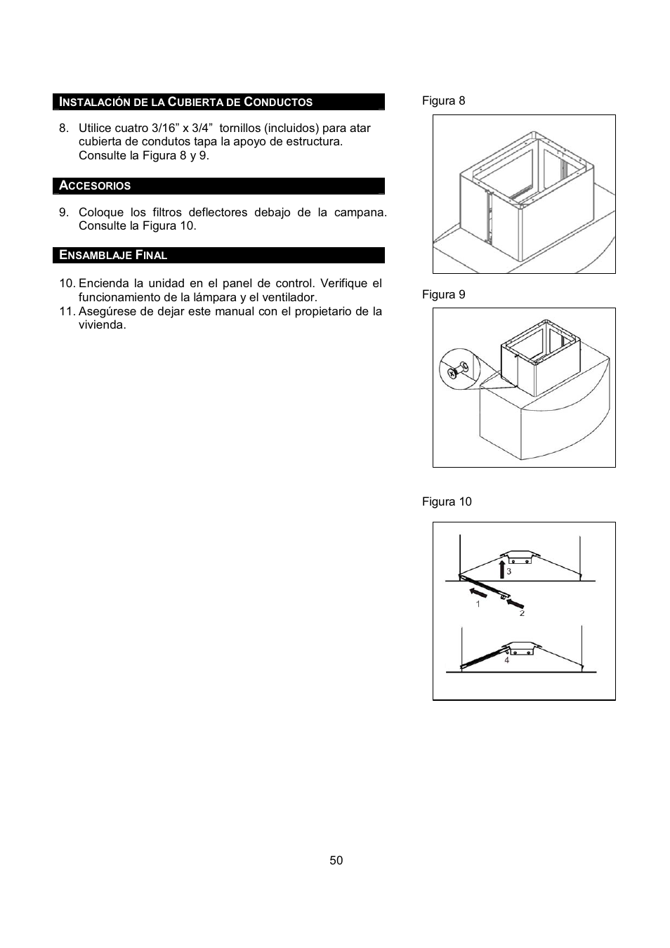 Kobe Range Hoods IS2142SQB User Manual | Page 52 / 66