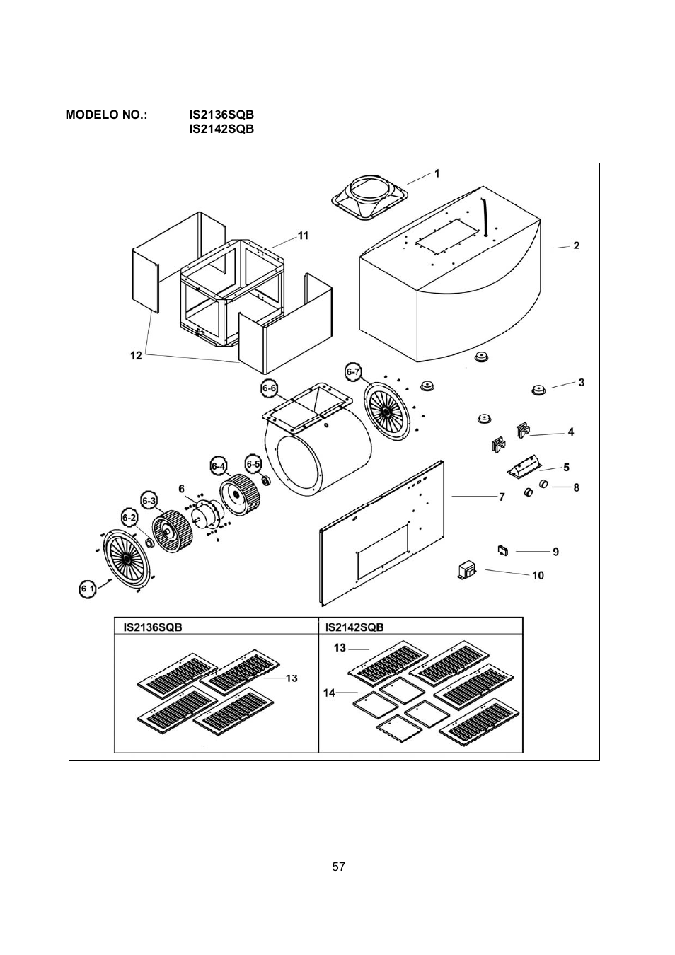 Kobe Range Hoods IS2142SQB User Manual | Page 59 / 66