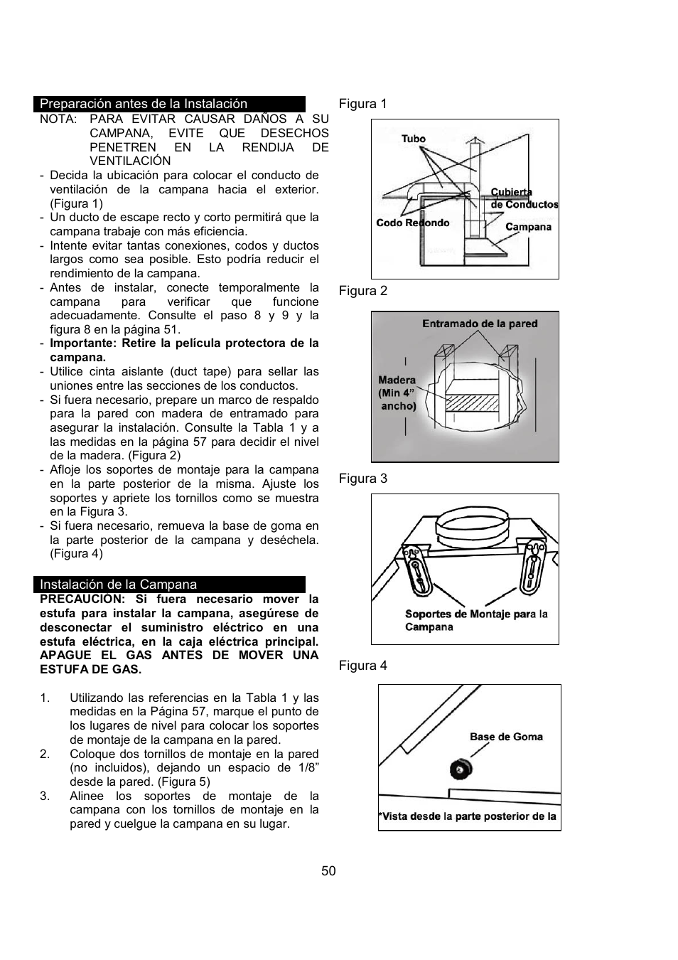 Kobe Range Hoods RA9236SQB User Manual | Page 52 / 68