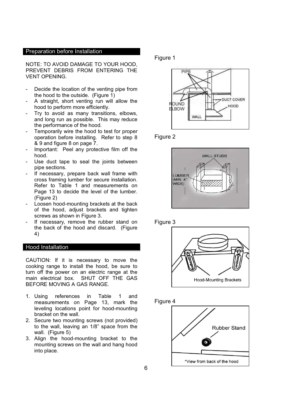 Kobe Range Hoods RA9236SQB User Manual | Page 8 / 68