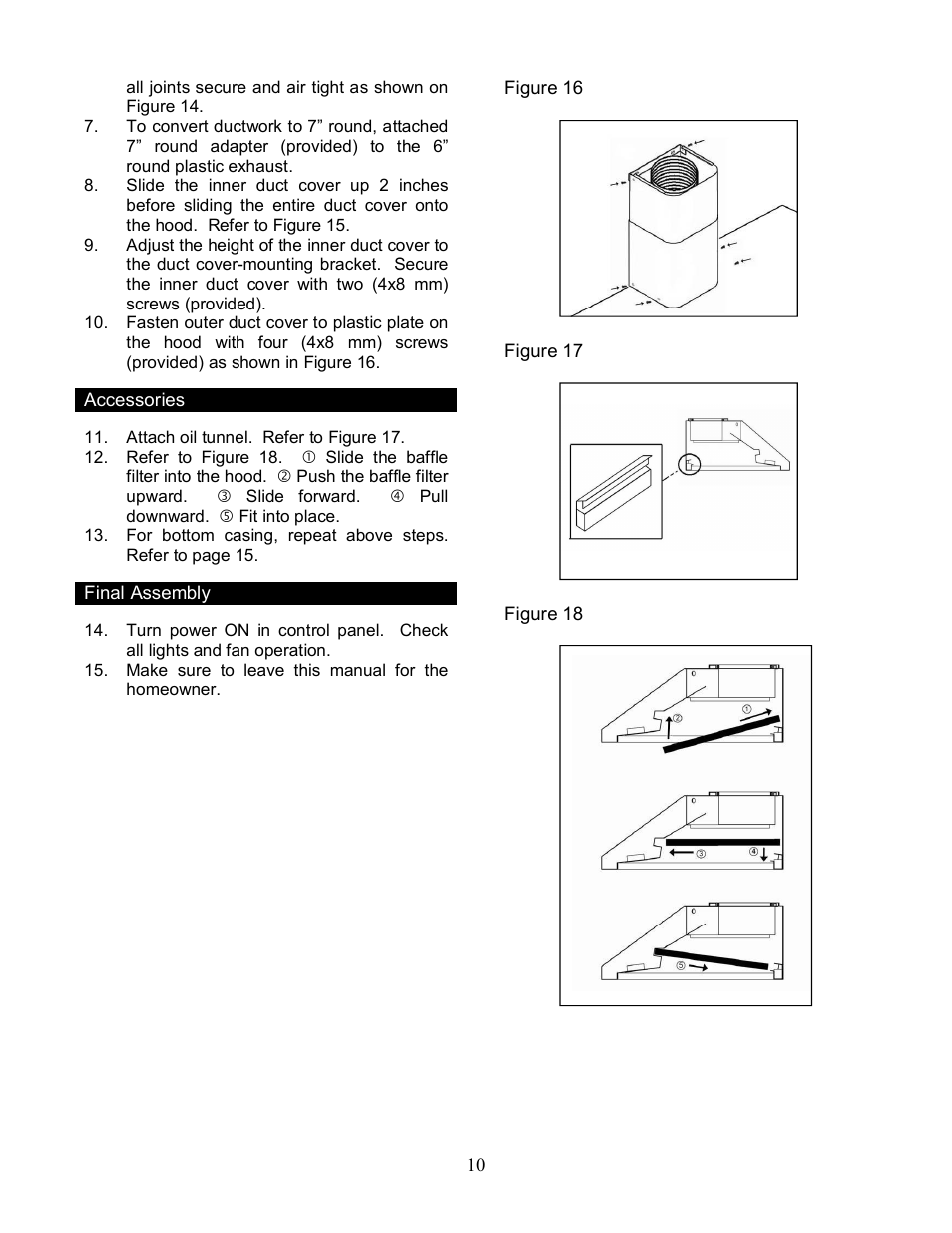 Kobe Range Hoods CH9130SQB User Manual | Page 12 / 27