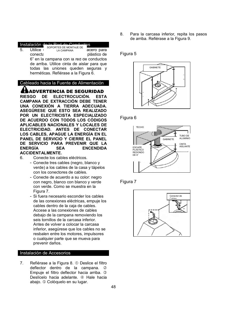 Kobe Range Hoods RA2830SB User Manual | Page 50 / 66