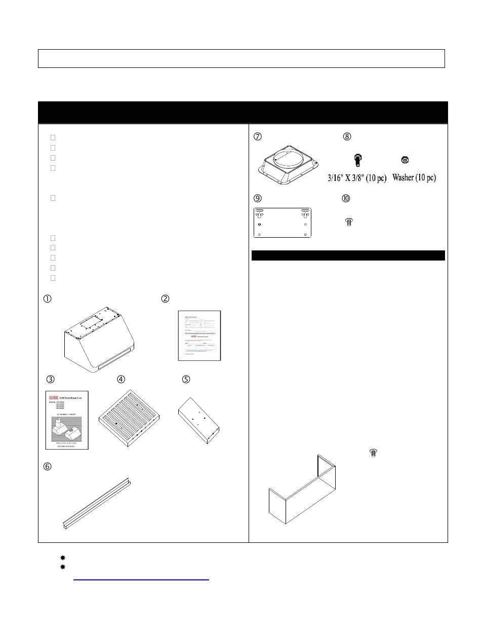 Kobe Range Hoods CH0136SQB User Manual | Page 6 / 36