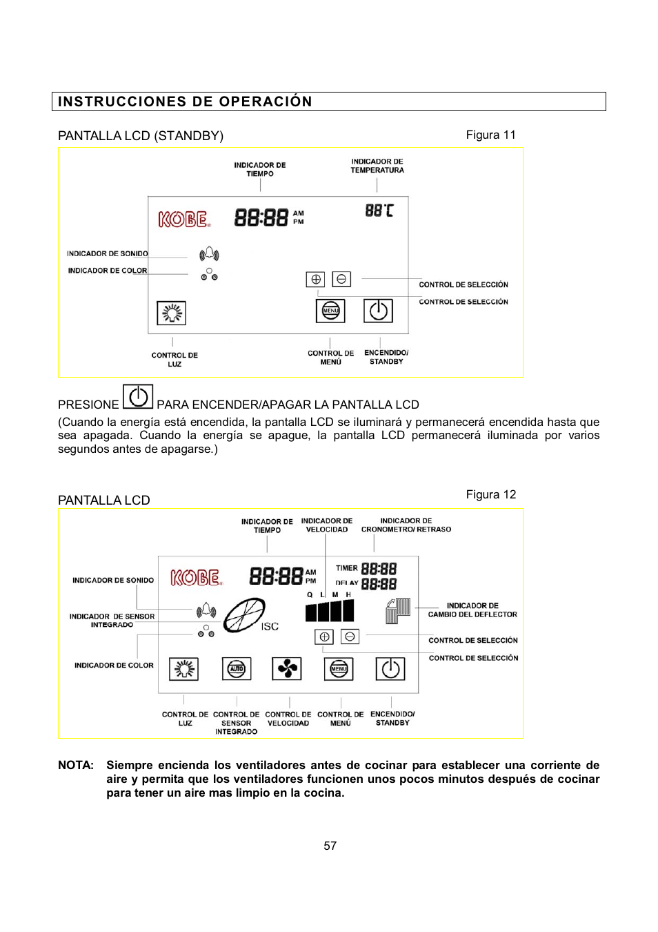 Kobe Range Hoods RA0242SQB User Manual | Page 60 / 76