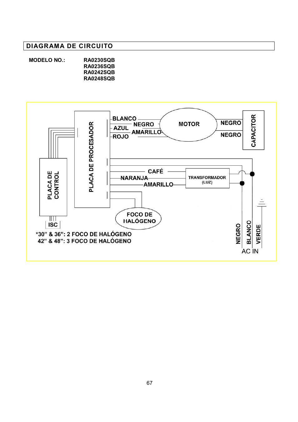 Kobe Range Hoods RA0242SQB User Manual | Page 70 / 76