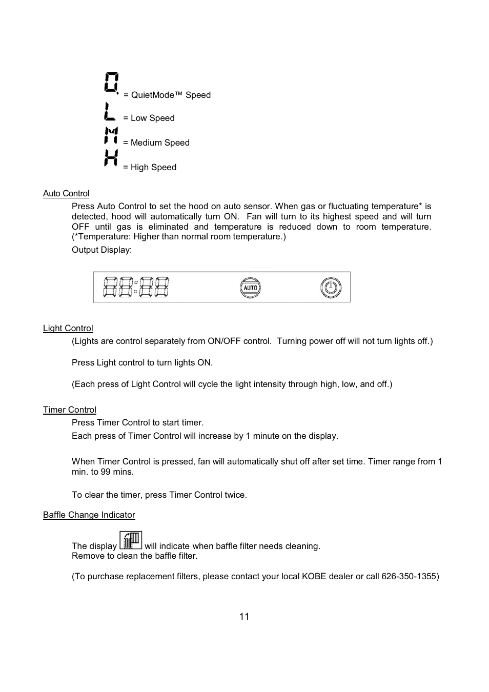 Kobe Range Hoods IN2636SQB-1 User Manual | Page 14 / 76