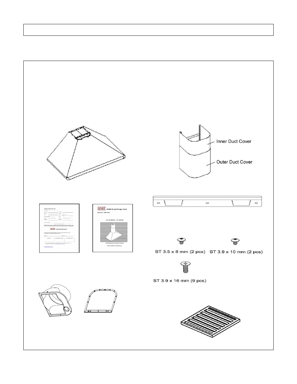 Kobe Range Hoods CH8136SQB User Manual | Page 6 / 24