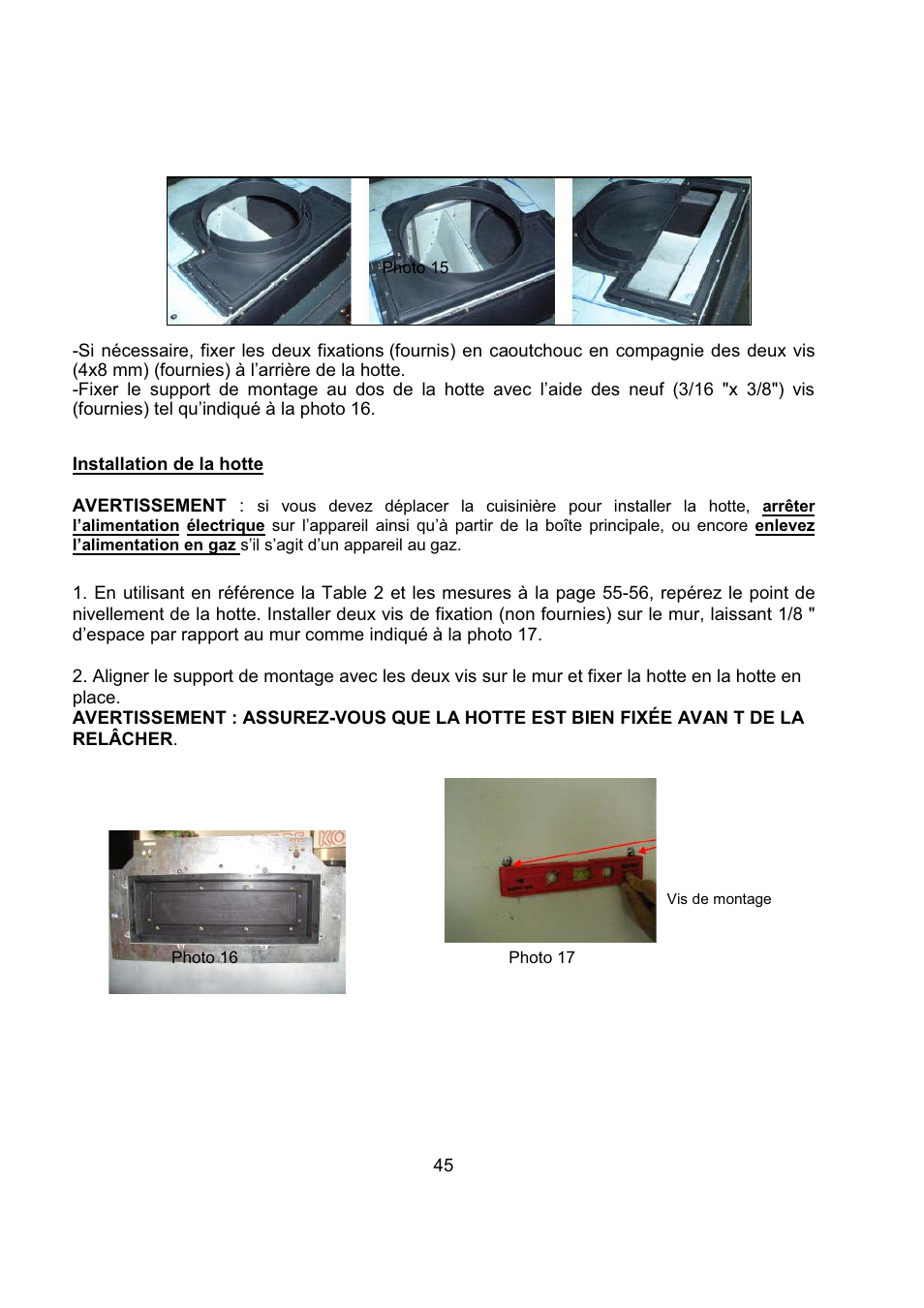 Kobe Range Hoods CH2736SQB User Manual | Page 47 / 102