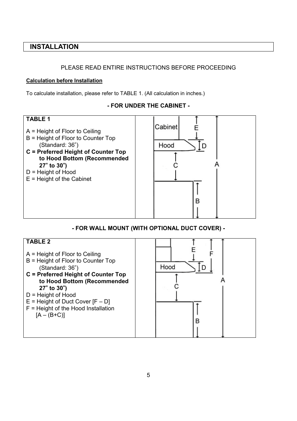 Kobe Range Hoods CH2736SQB User Manual | Page 7 / 102