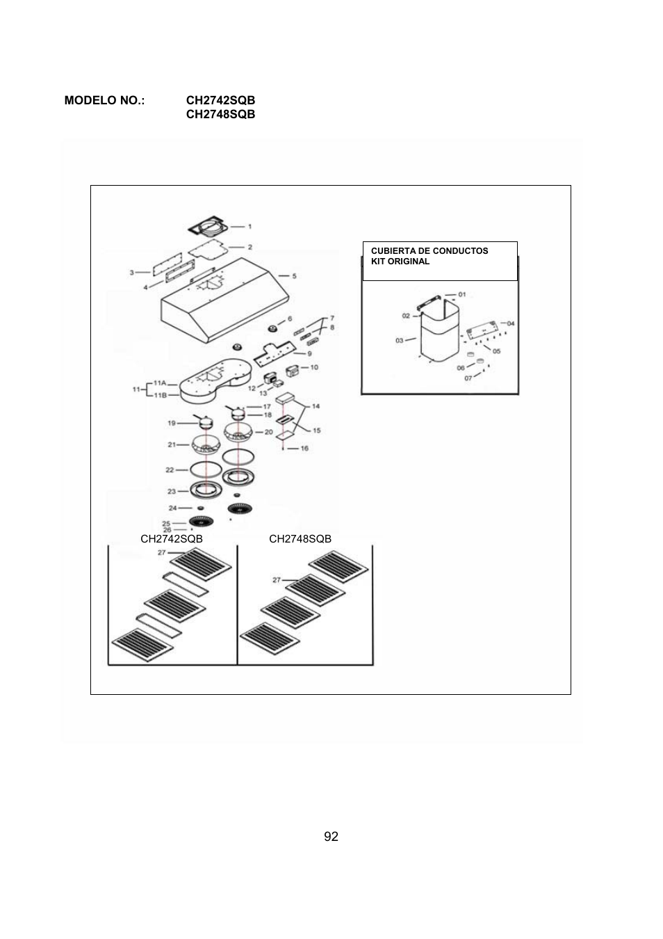 Kobe Range Hoods CH2736SQB User Manual | Page 94 / 102