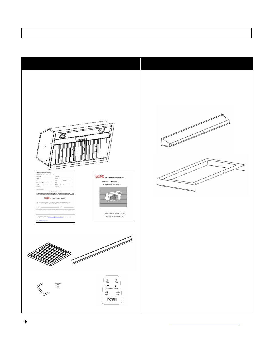 Kobe Range Hoods IN2636SQB User Manual | Page 5 / 25