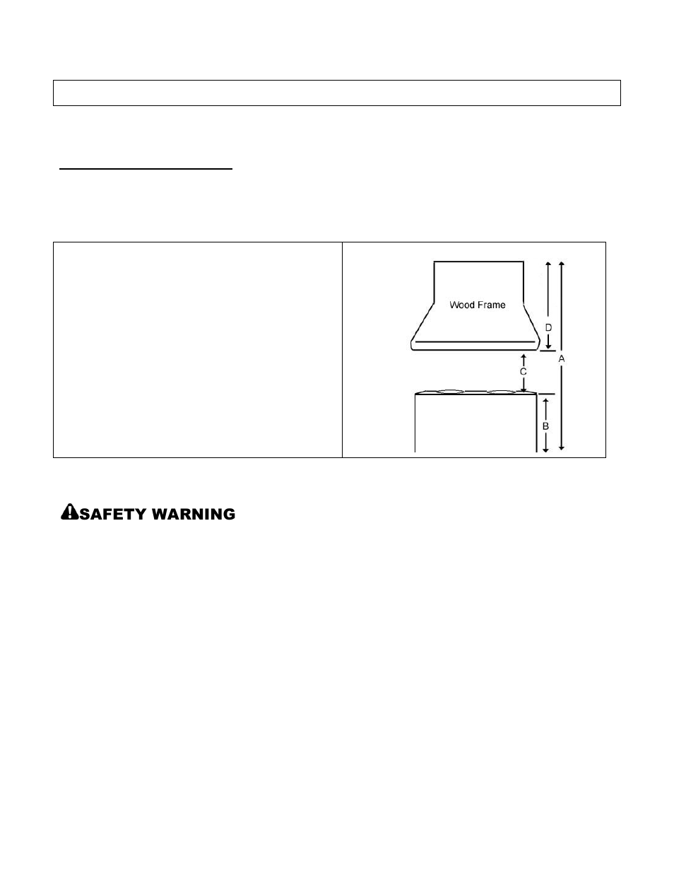 Safety warning | Kobe Range Hoods IN2636SQB User Manual | Page 6 / 25