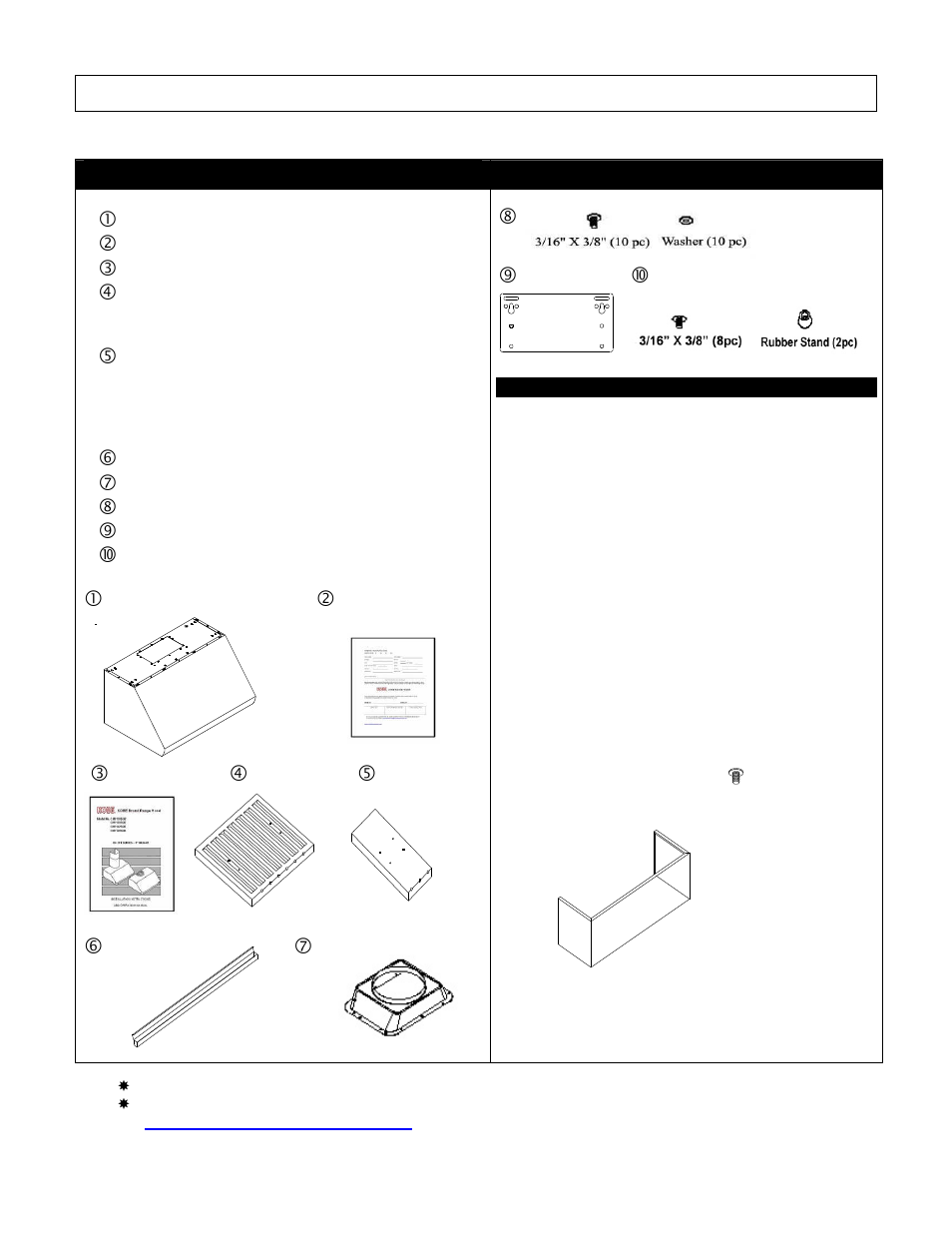 Kobe Range Hoods CH0042SQB User Manual | Page 6 / 36