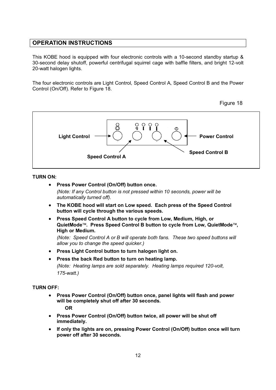 Kobe Range Hoods CH-100 CH0030SQB User Manual | Page 14 / 84