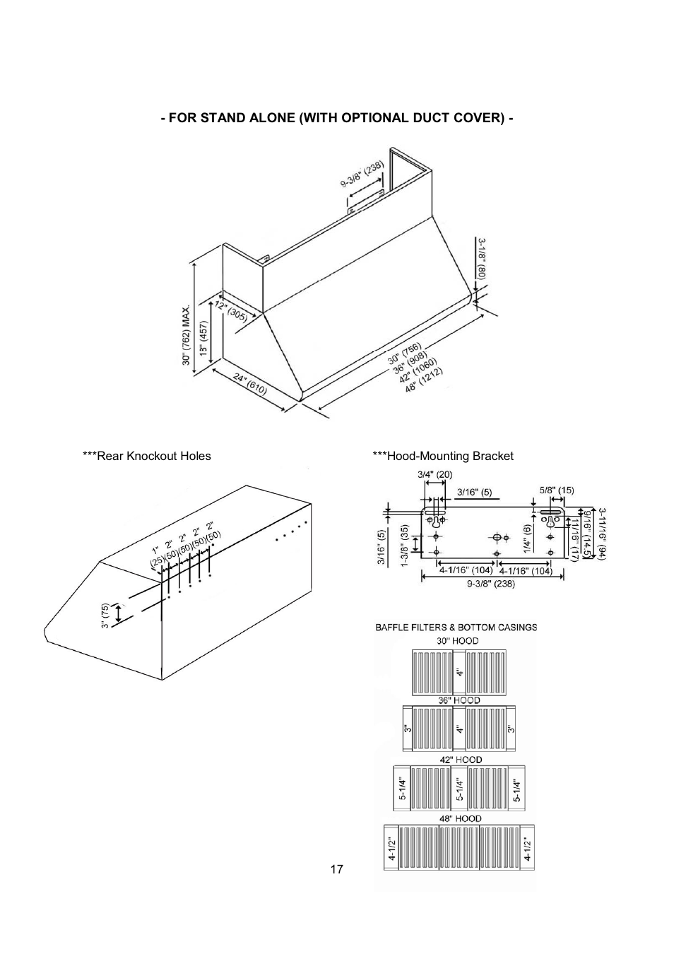 Kobe Range Hoods CH-100 CH0030SQB User Manual | Page 19 / 84