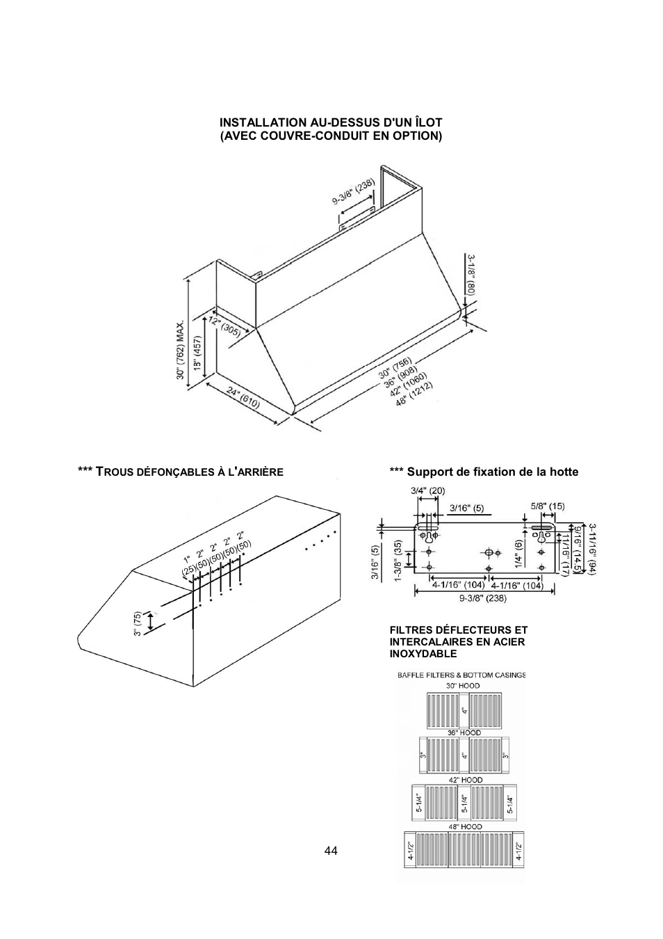 Kobe Range Hoods CH-100 CH0030SQB User Manual | Page 46 / 84