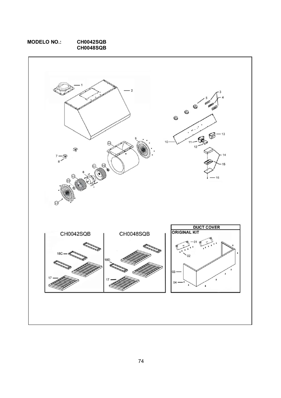 Kobe Range Hoods CH-100 CH0030SQB User Manual | Page 76 / 84
