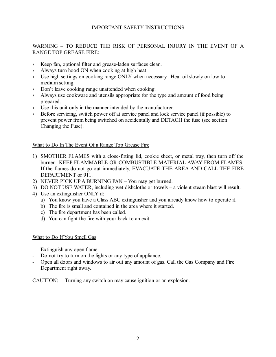 Kobe Range Hoods CH8036SQ User Manual | Page 3 / 19