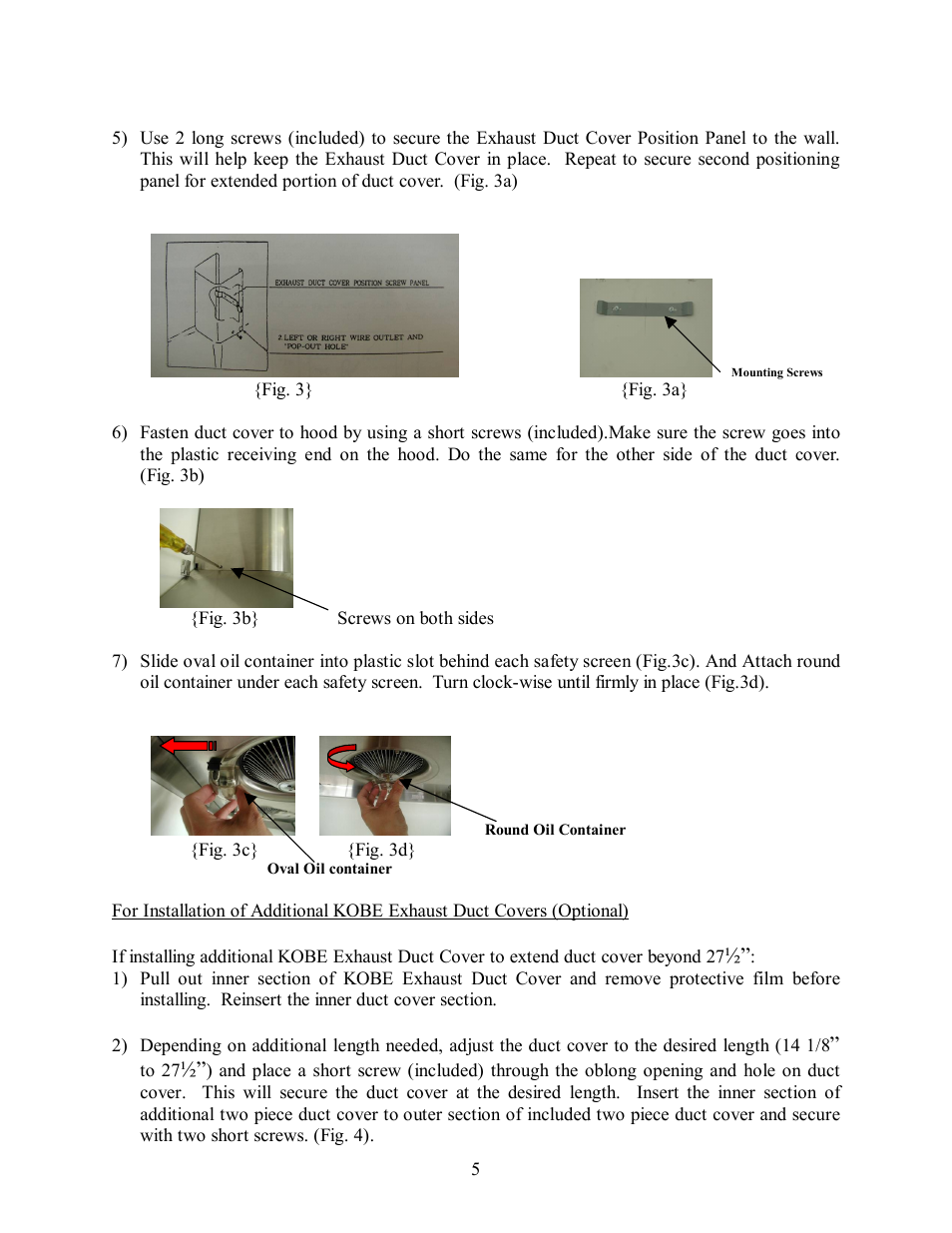 Kobe Range Hoods CH8036SQ User Manual | Page 6 / 19