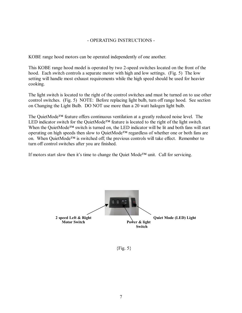 Kobe Range Hoods CH8036SQ User Manual | Page 8 / 19