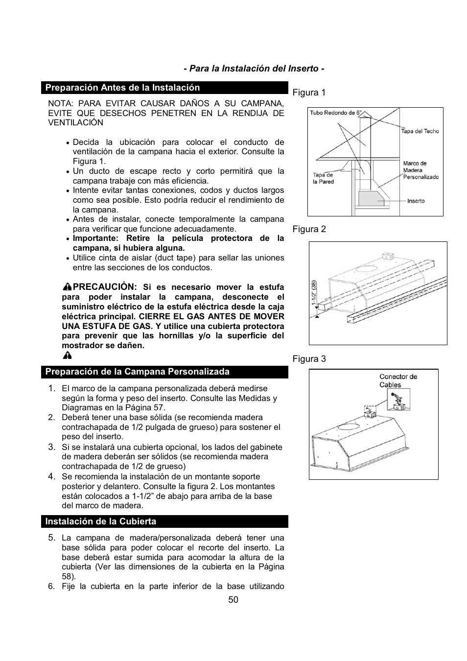 Kobe Range Hoods IN-027 User Manual | Page 52 / 69