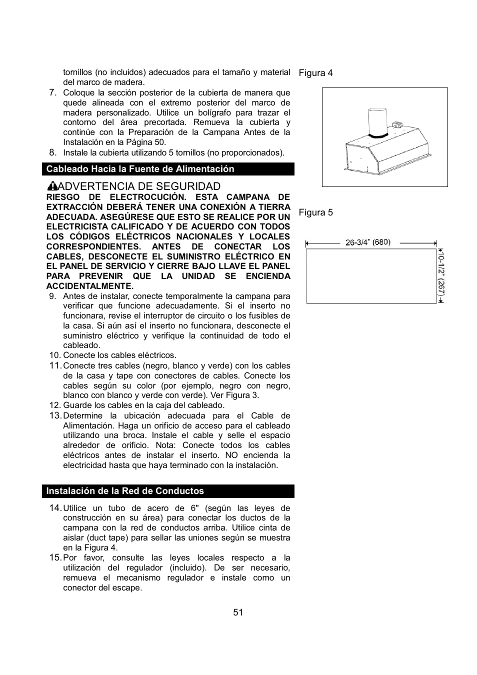 Kobe Range Hoods IN-027 User Manual | Page 53 / 69