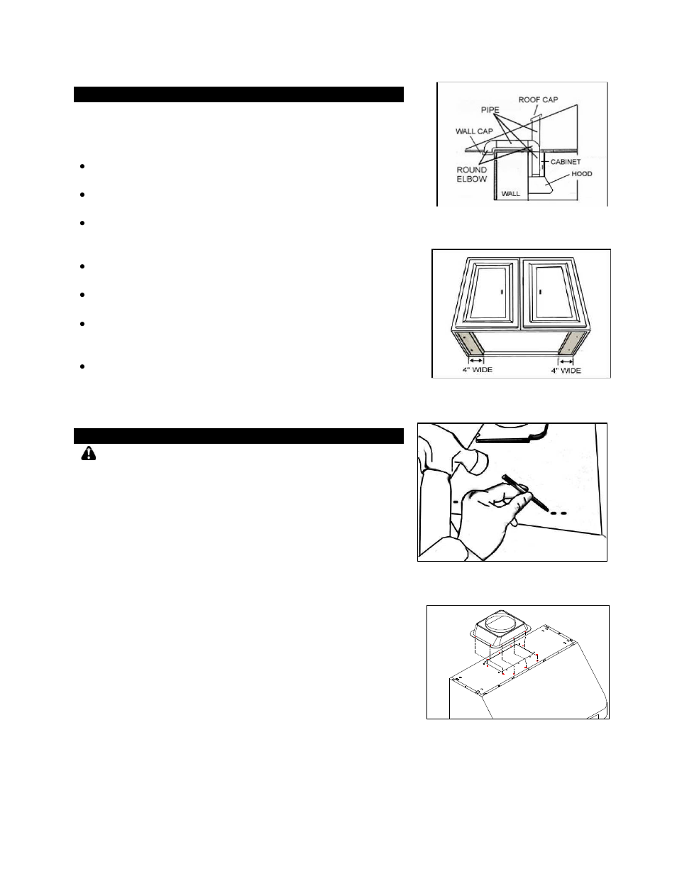 Kobe Range Hoods CH0130SQB (30") User Manual | Page 9 / 36